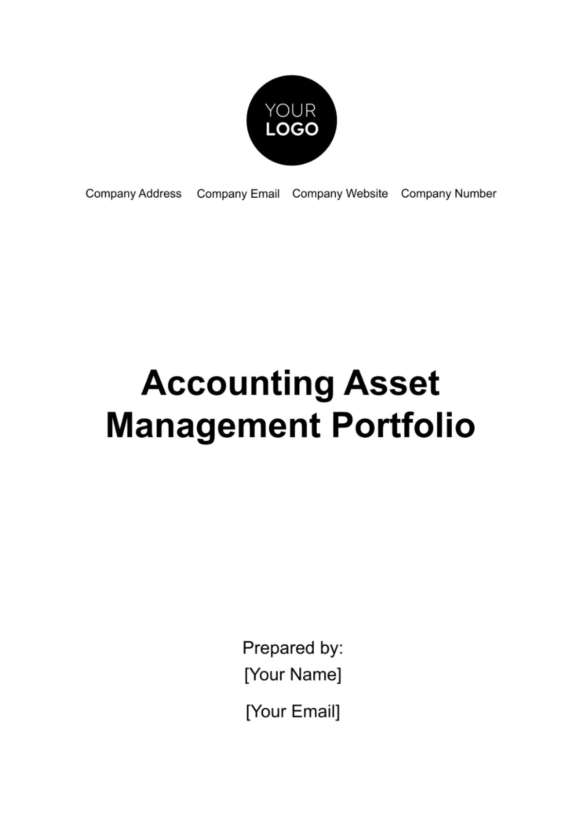 Accounting Asset Management Portfolio Template - Edit Online & Download