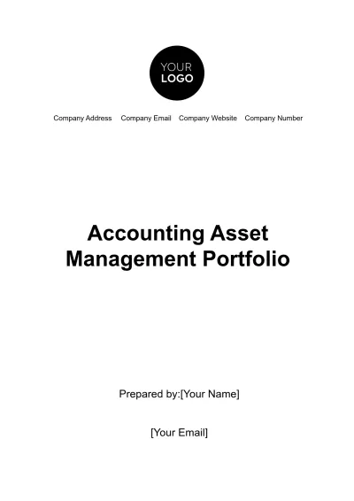 Free Accounting Asset Management Portfolio Template to Edit Online