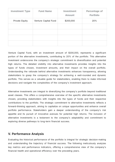 Free Accounting Asset Management Portfolio Template to Edit Online