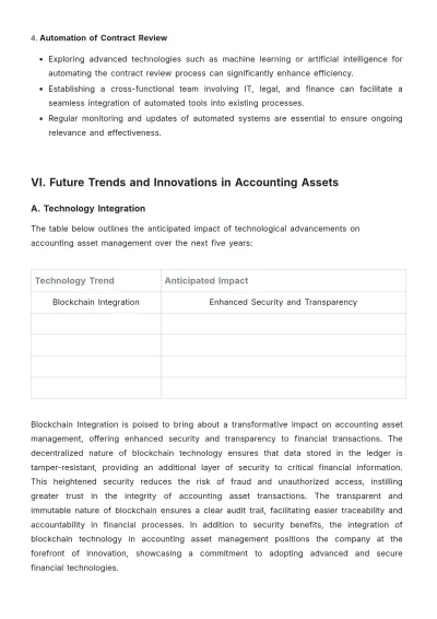 Free Extensive Accounting Asset Research Template to Edit Online