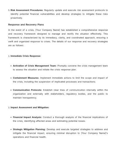 Free Accounting Asset Crisis Management Protocol Template to Edit Online
