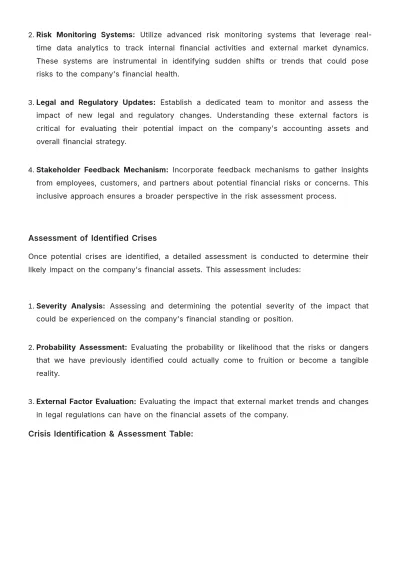 Free Accounting Asset Crisis Management Protocol Template to Edit Online
