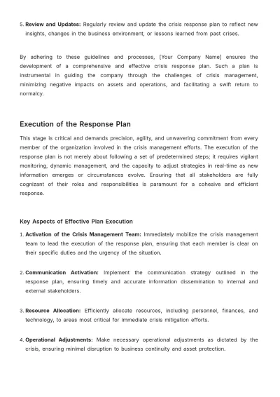 Free Accounting Asset Crisis Management Protocol Template to Edit Online
