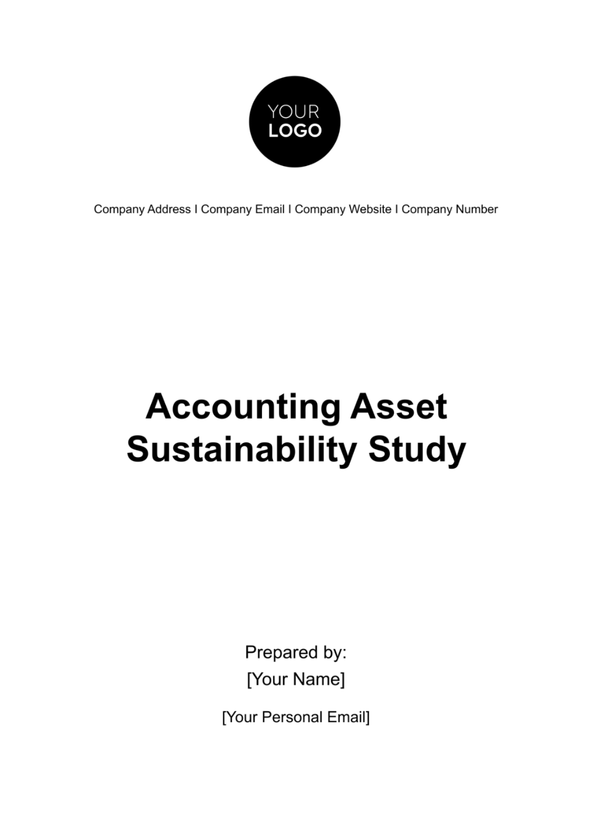 Accounting Asset Sustainability Study Template - Edit Online & Download