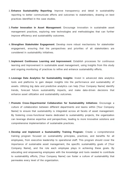 Free Accounting Asset Sustainability Study Template to Edit Online