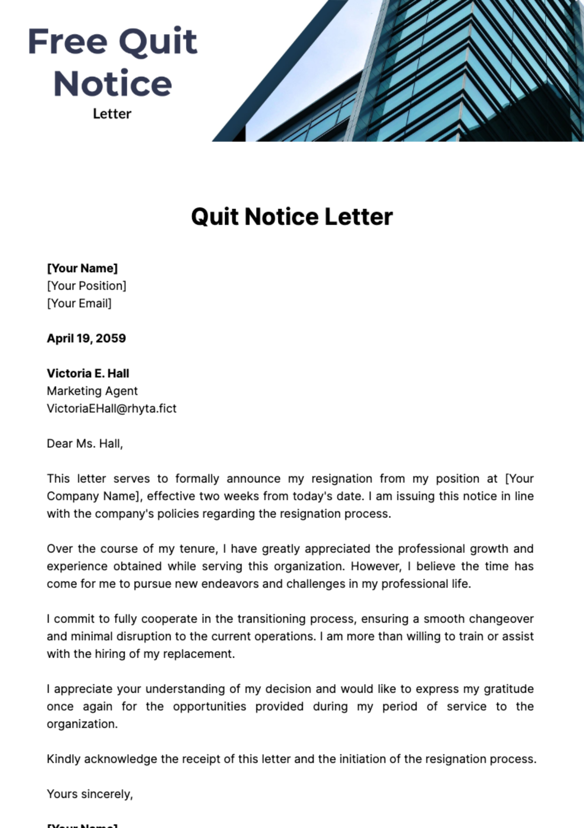 Notice To Quit Letter Template Prntbl concejomunicipaldechinu gov co Notice To Quit Letter Template Prntbl concejomunicipaldechinu gov co
