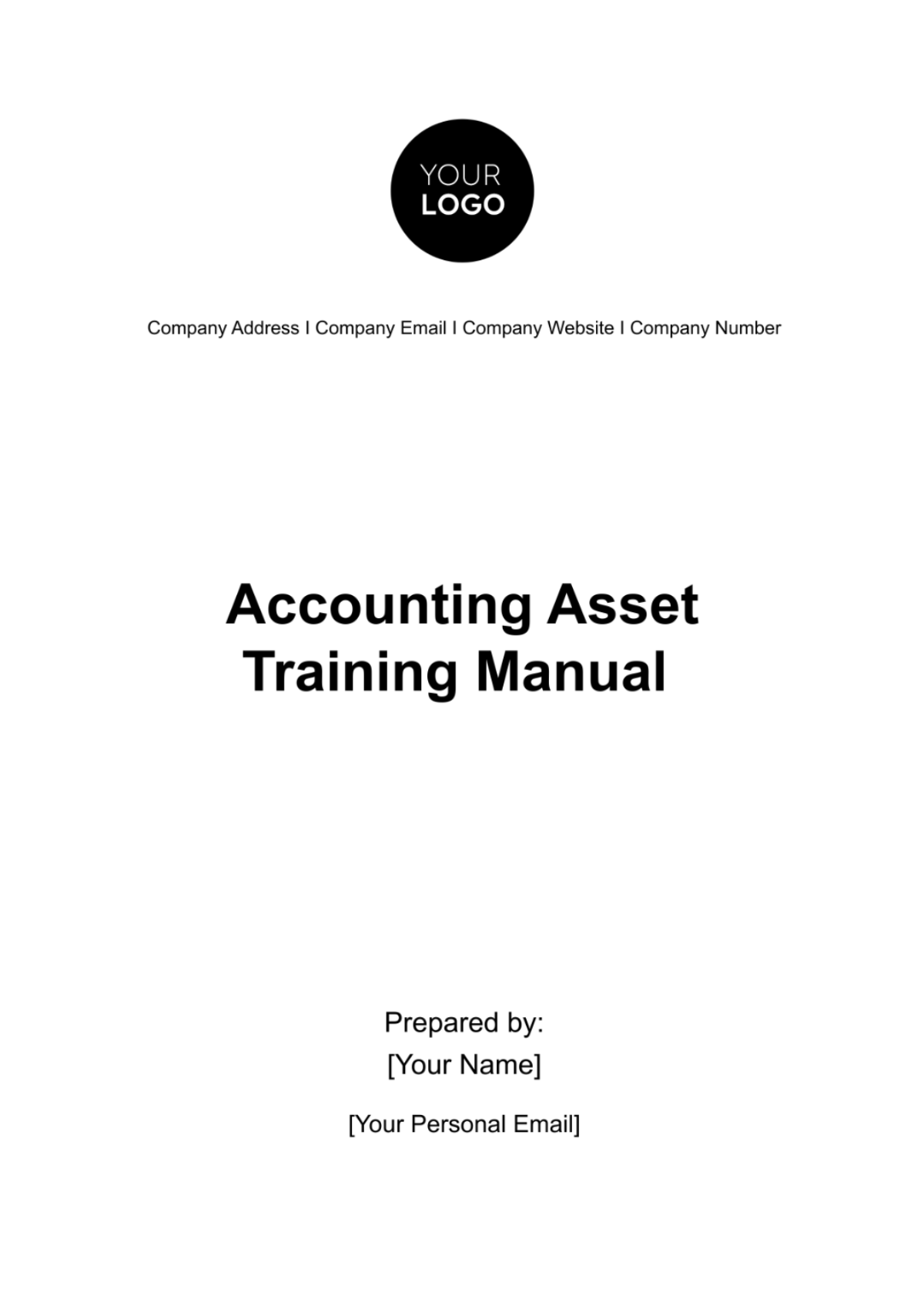 Accounting Asset Training Manual Template - Edit Online & Download