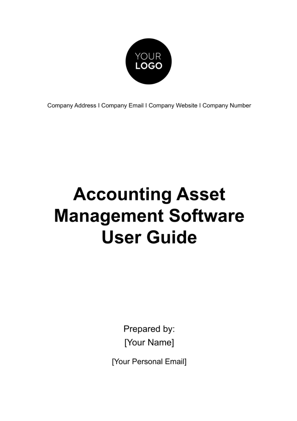 Accounting Asset Management Software User Guide Template - Edit Online & Download