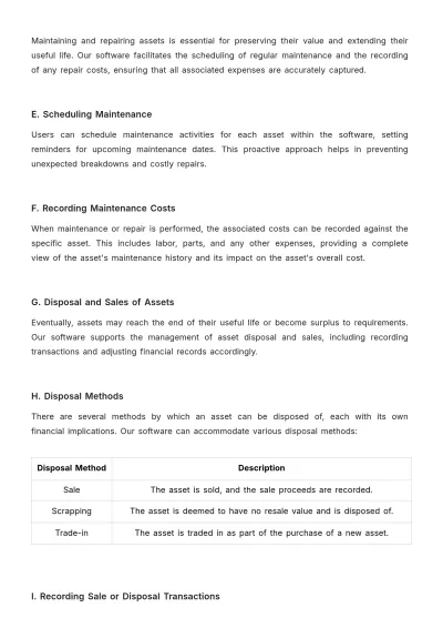 Free Accounting Asset Management Software User Guide Template to Edit Online