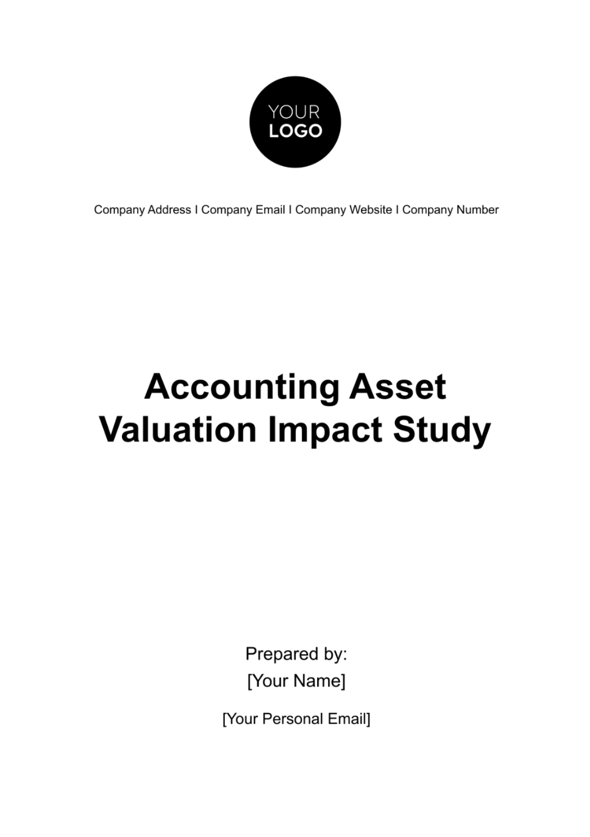 Accounting Asset Valuation Impact Study Template - Edit Online & Download