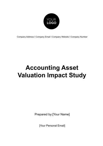Free Accounting Asset Valuation Impact Study Template to Edit Online
