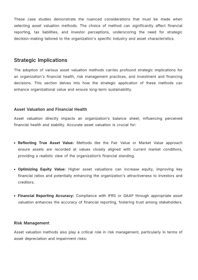 Free Accounting Asset Valuation Impact Study Template to Edit Online