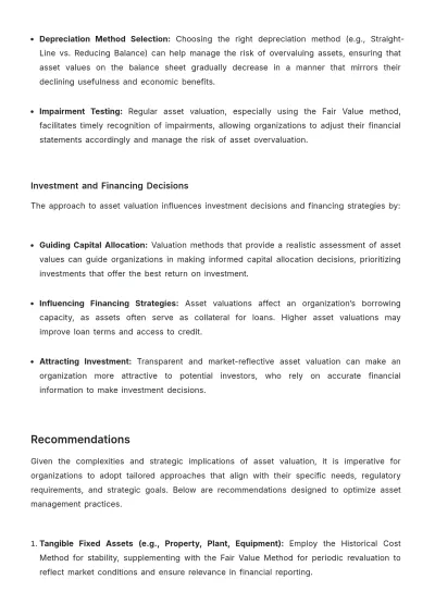 Free Accounting Asset Valuation Impact Study Template to Edit Online