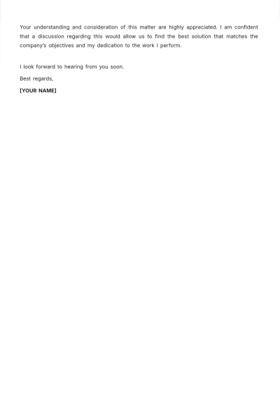 Free Job Grade Change Letter Template to Edit Online