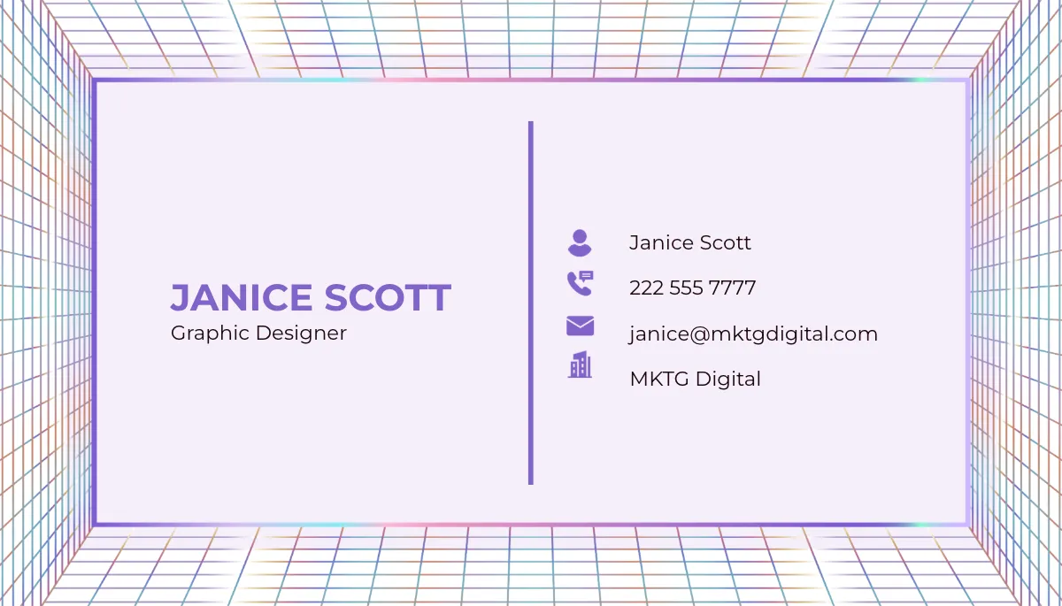 Free Digital Marketing Agency Double-Sided Business Card Template to Edit Online
