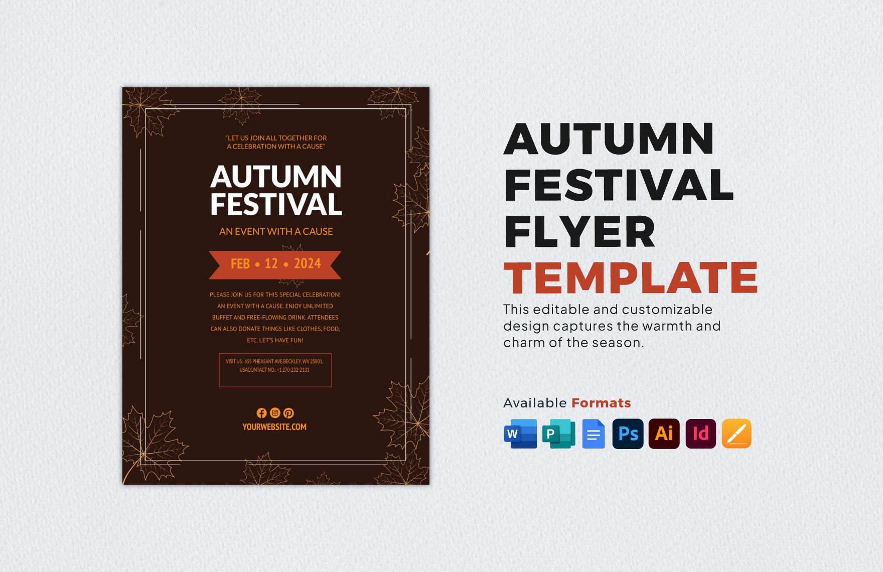 Autumn Festival Flyer Template