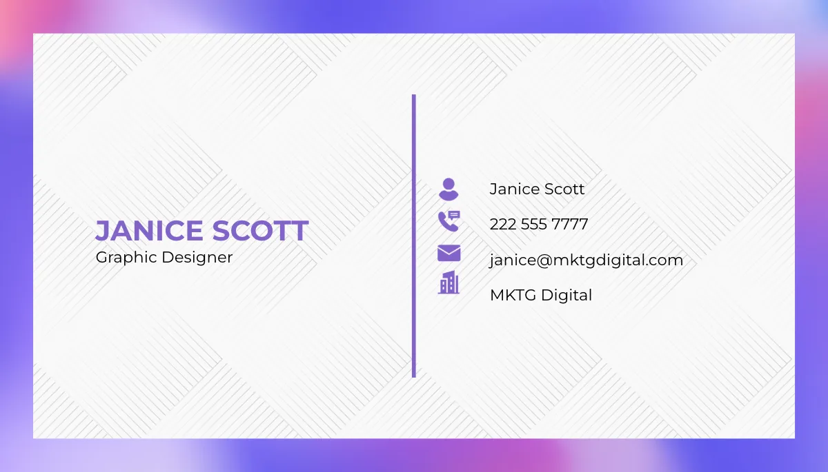 Free Digital Marketing Agency Rounded Corner Business Card Template to Edit Online