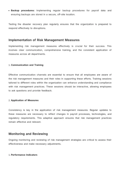 Free Payroll Accounting Risk Management Manual Template to Edit Online
