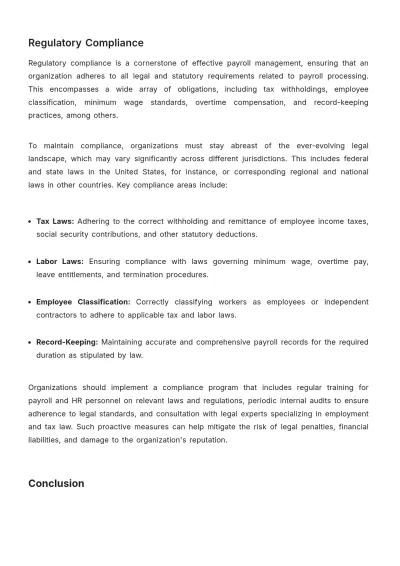 Free Payroll Accounting Risk Management Manual Template to Edit Online