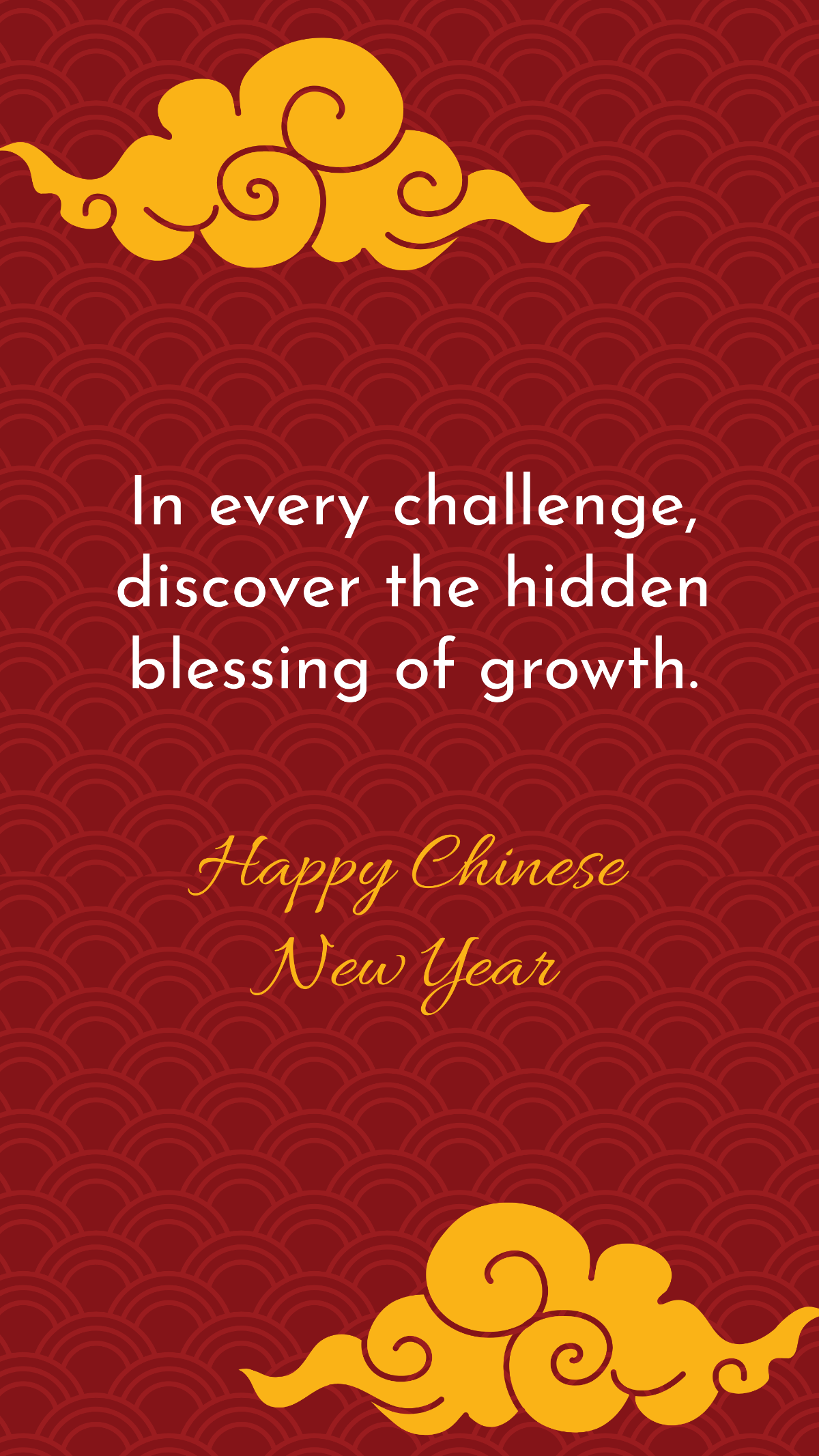 Chinese New Year Quotes for Instagram Template