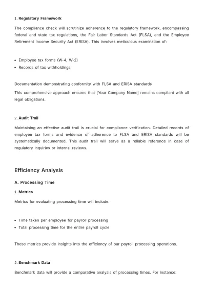 Free Payroll Accounting Evaluation Manual Template to Edit Online