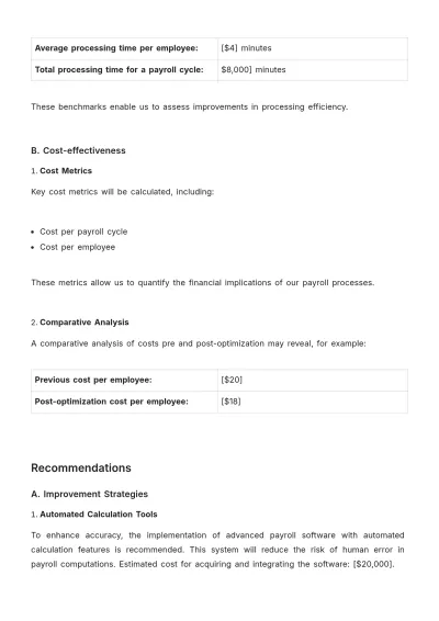 Free Payroll Accounting Evaluation Manual Template to Edit Online