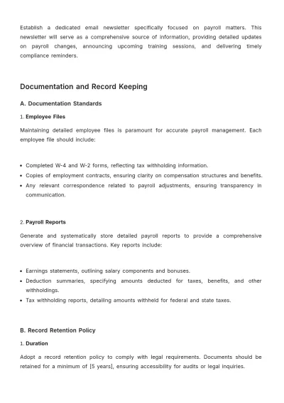 Free Payroll Accounting Evaluation Manual Template to Edit Online