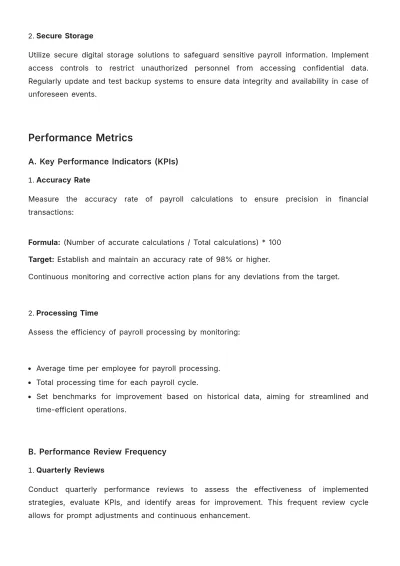 Free Payroll Accounting Evaluation Manual Template to Edit Online