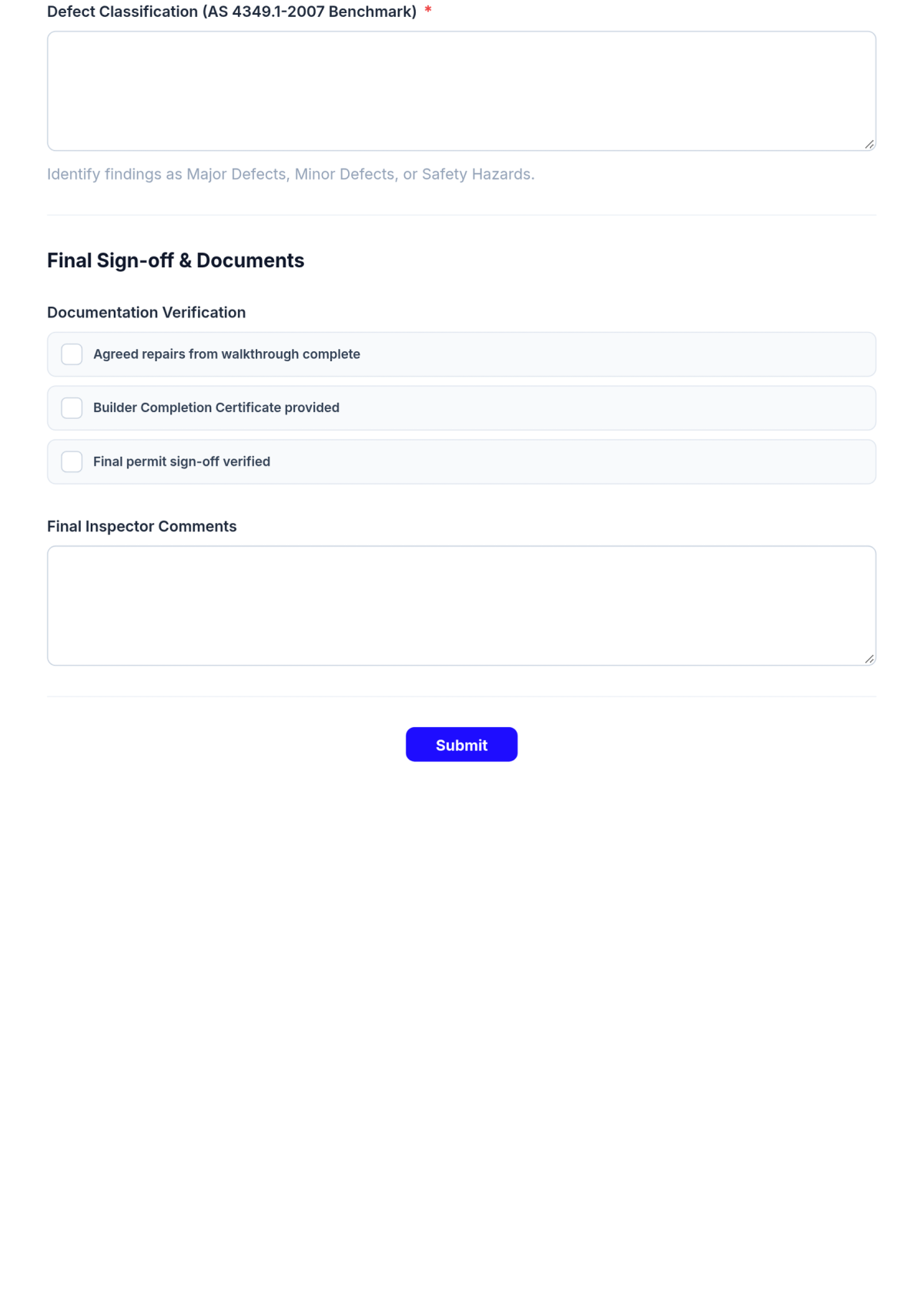 Free New Home Final Inspection Checklist Template & AI Maker Free New Home Final Inspection Checklist Template & AI Maker