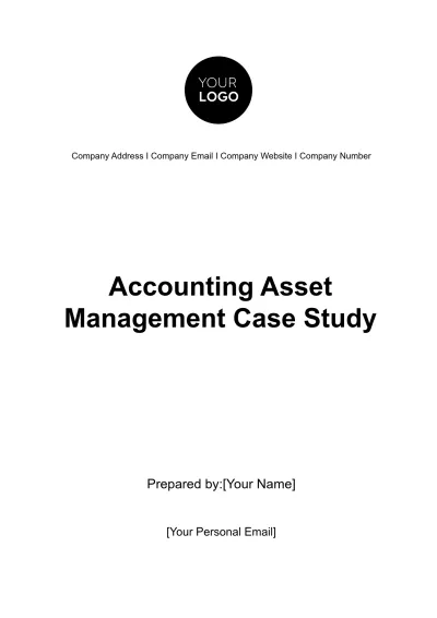 Free Accounting Asset Management Case Study Template to Edit Online