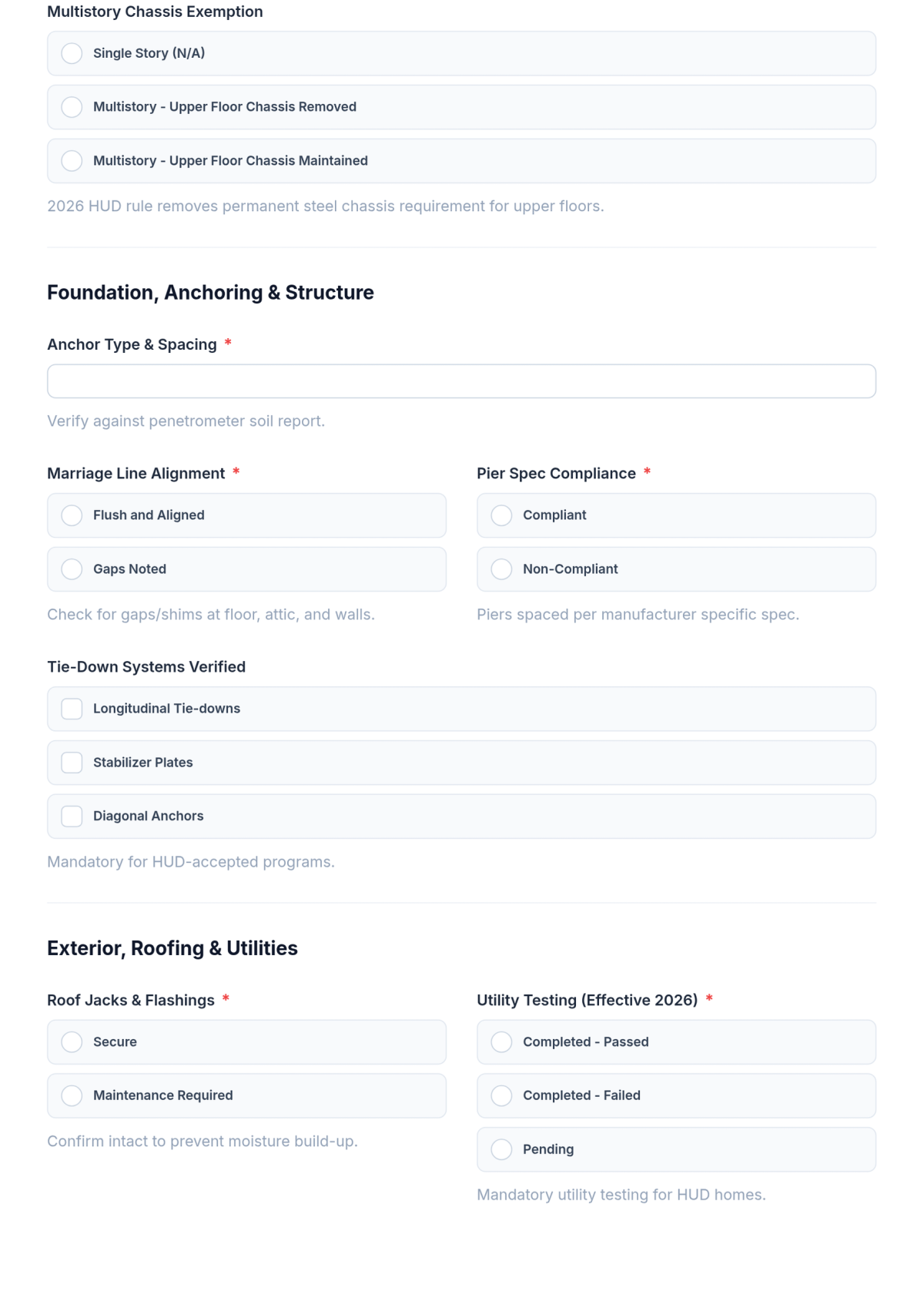 Free Manufactured Home Inspection Checklist Template & AI Maker Free Manufactured Home Inspection Checklist Template & AI Maker
