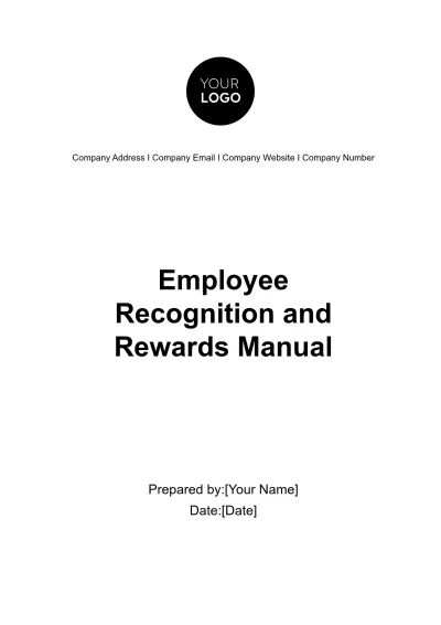 Free Employee Recognition and Rewards Manual HR Template to Edit Online