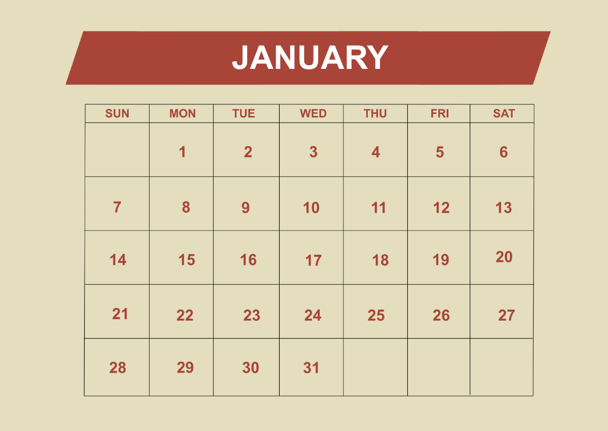 Free Mentorship Program Calendar Template