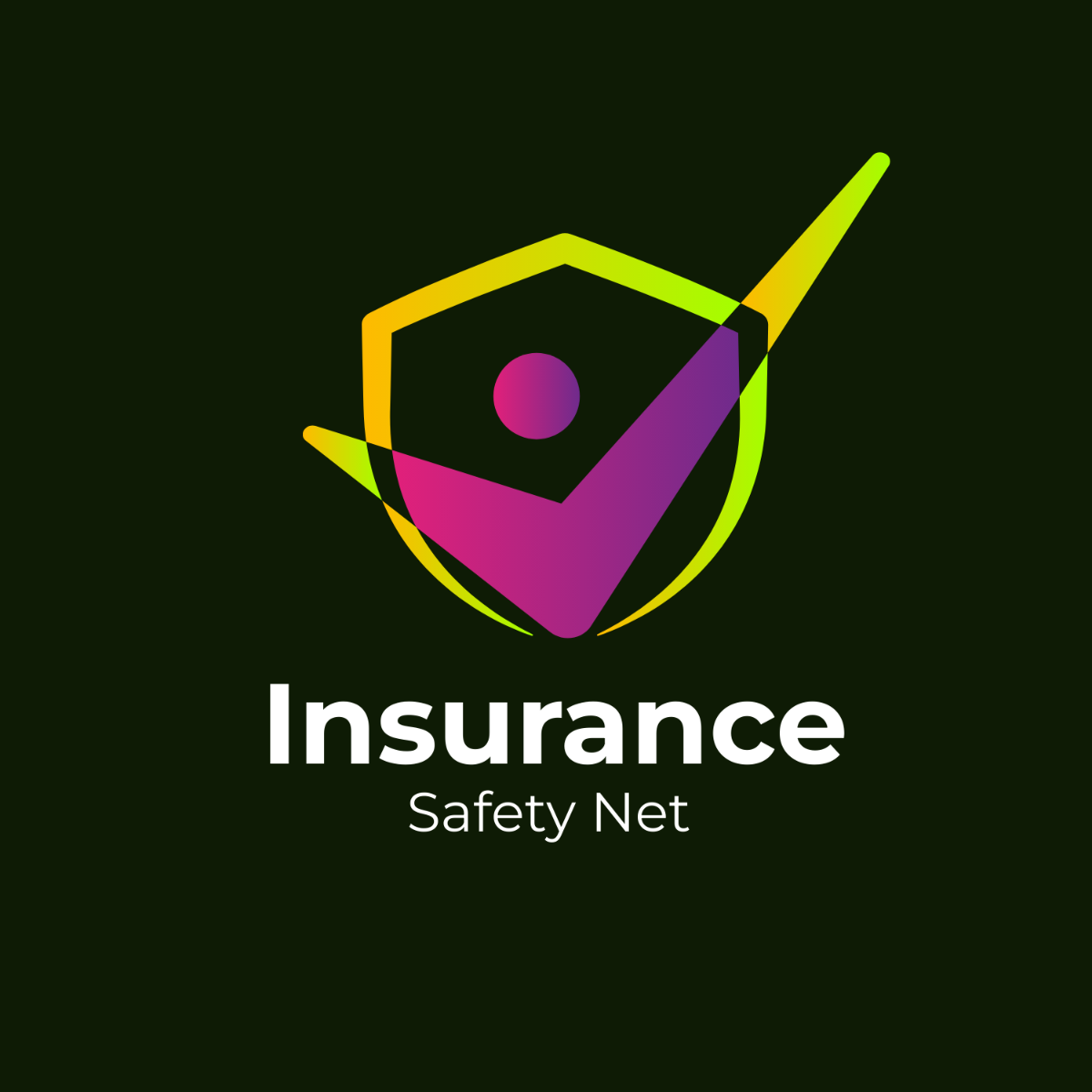 Insurance Safety Net Logo Template