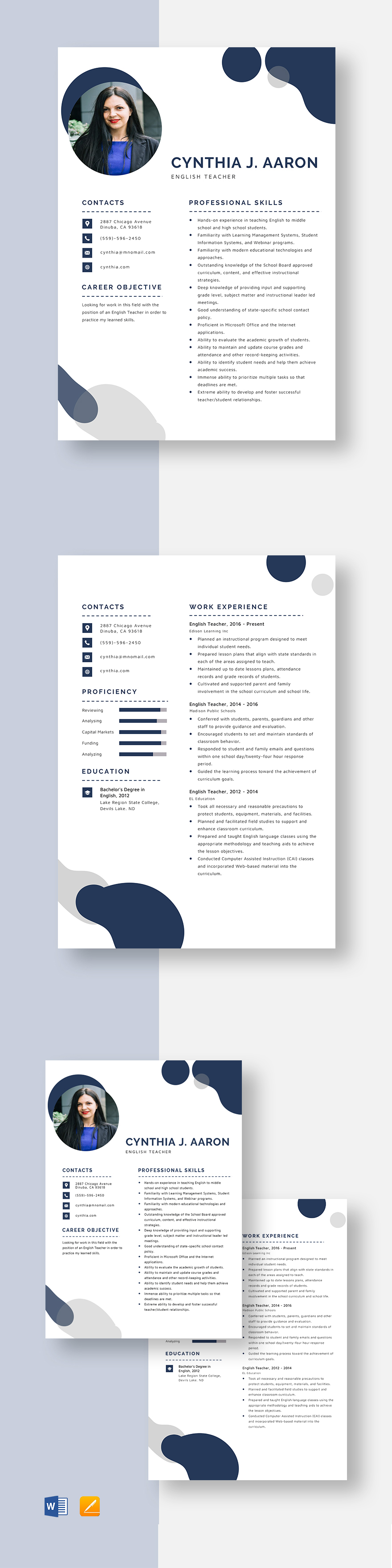 english-teacher-resume-template-word-apple-pages-template