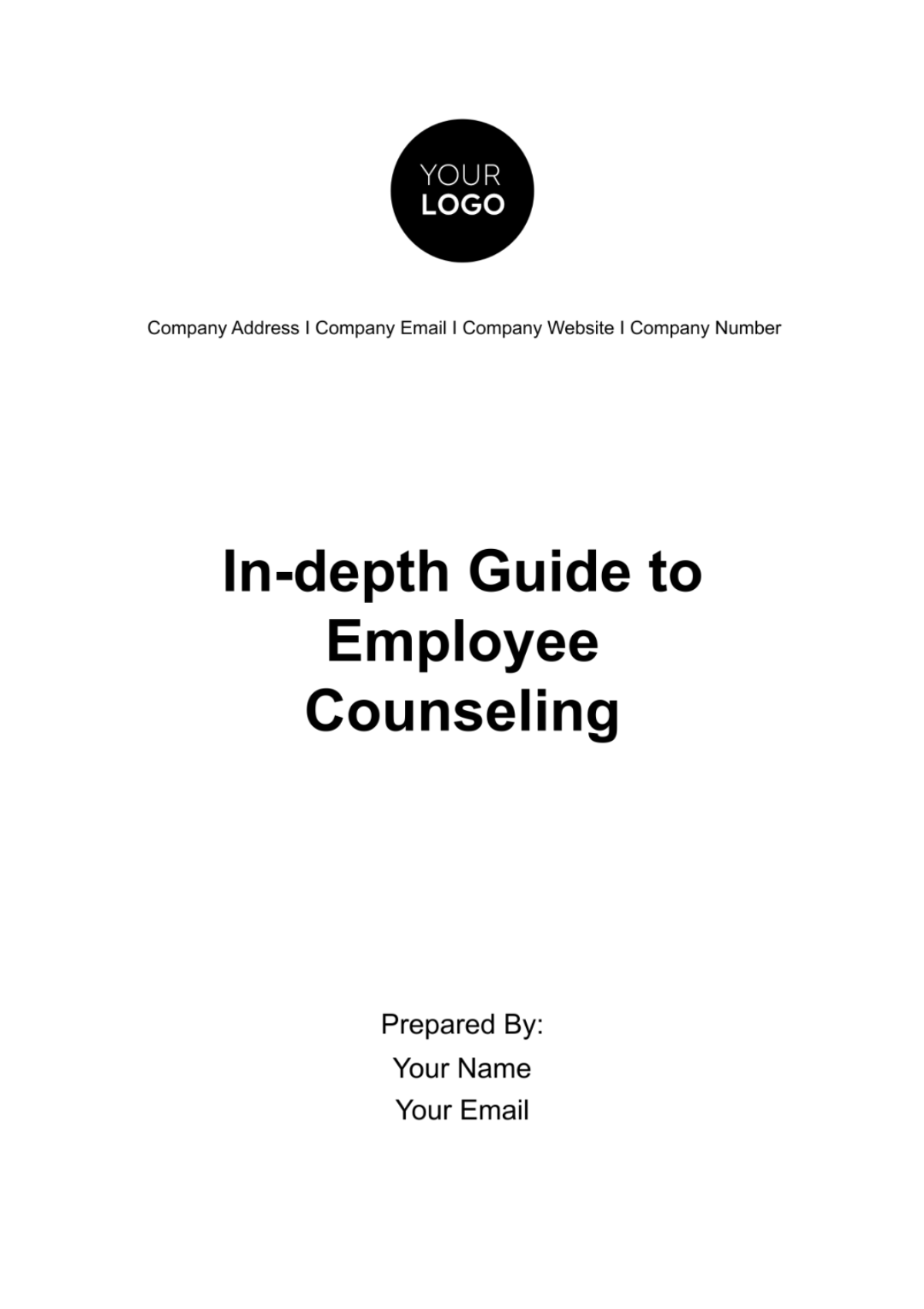 Free In-depth Guide to Employee Counseling HR Template