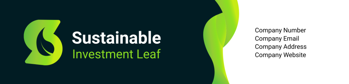 Sustainable Investment Leaf Header Template