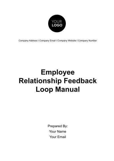Free Employee Relationship Feedback Loop Manual HR Template to Edit Online