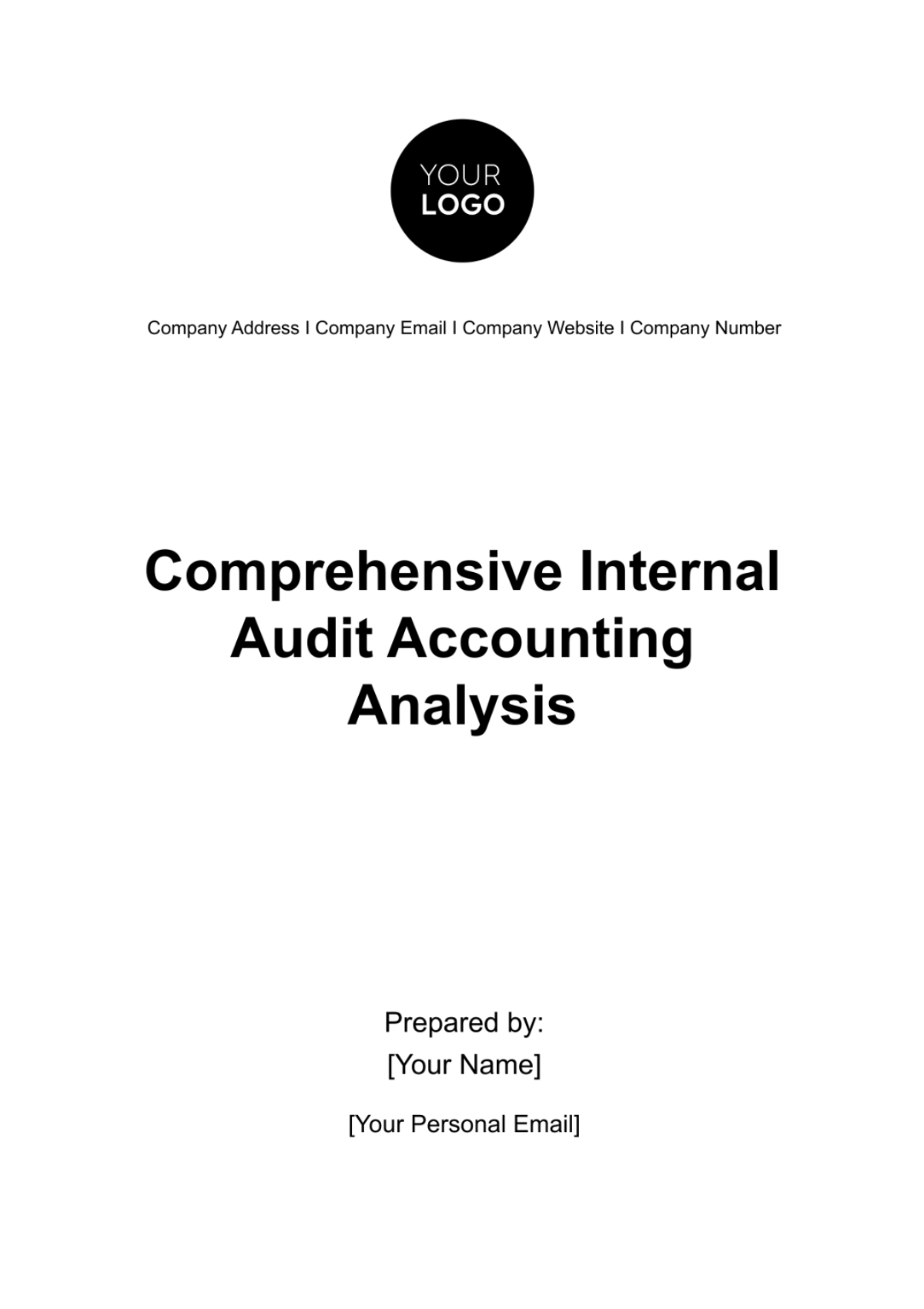 Comprehensive Internal Audit Accounting Analysis Template - Edit Online & Download