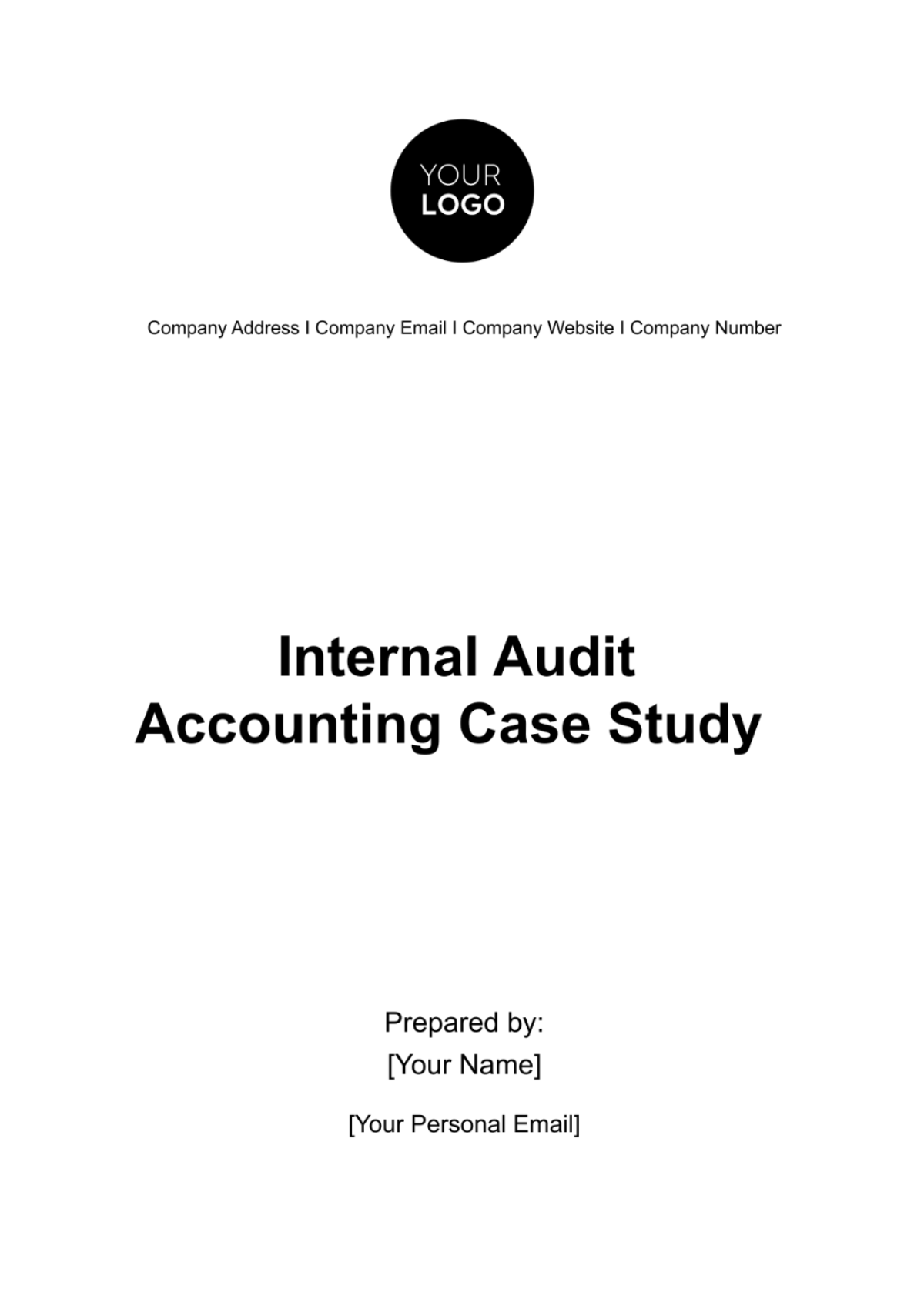 Internal Audit Accounting Case Study Template - Edit Online & Download