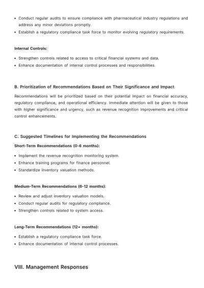 Free Internal Audit Accounting Case Study Template to Edit Online