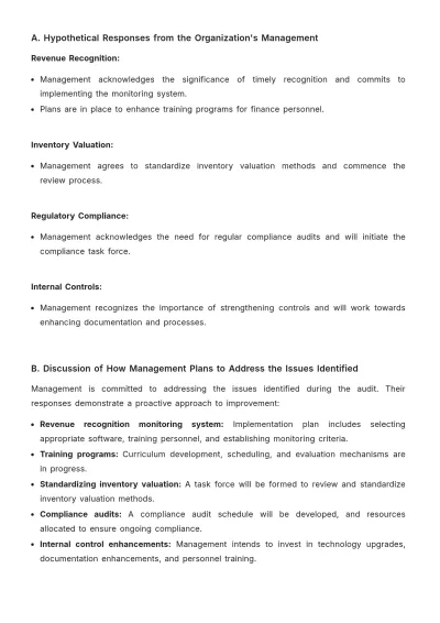 Free Internal Audit Accounting Case Study Template to Edit Online