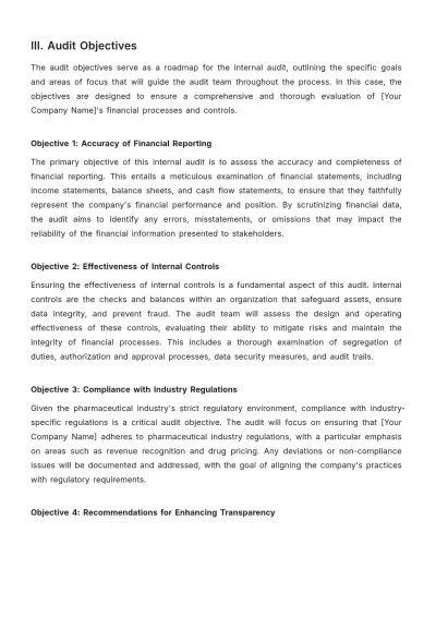 Free Internal Audit Accounting Case Study Template to Edit Online