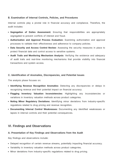 Free Internal Audit Accounting Case Study Template to Edit Online