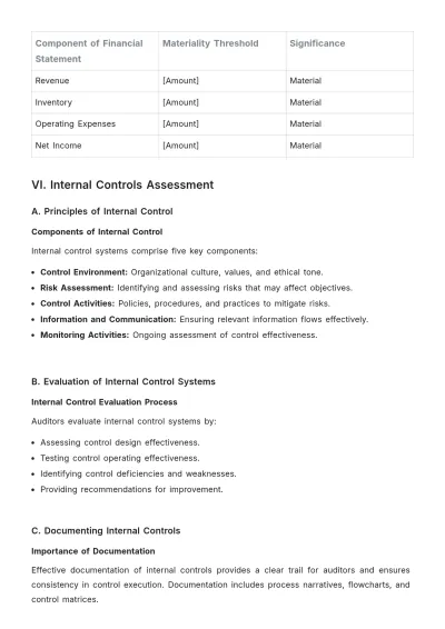 Free Internal Audit Accounting Handbook Template to Edit Online