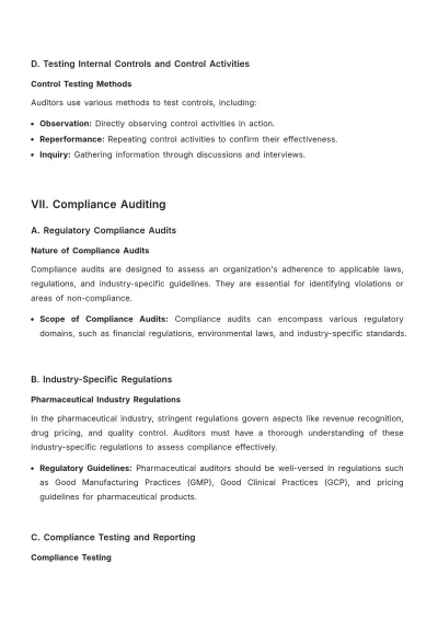 Free Internal Audit Accounting Handbook Template to Edit Online