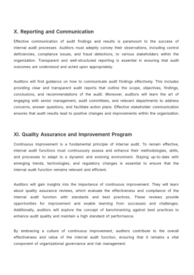 Free Internal Audit Accounting Handbook Template to Edit Online