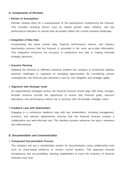 Free Account Long-Term Financial Forecasting Plan Template to Edit Online