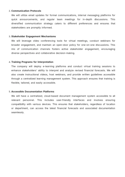 Free Account Long-Term Financial Forecasting Plan Template to Edit Online