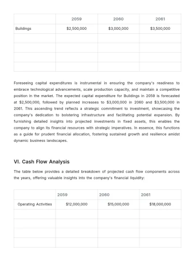 Free Account Long-Term Financial Forecasting Plan Template to Edit Online